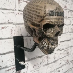 ☠️🏴‍☠️Skull holder for motorcycle helmet and jacket