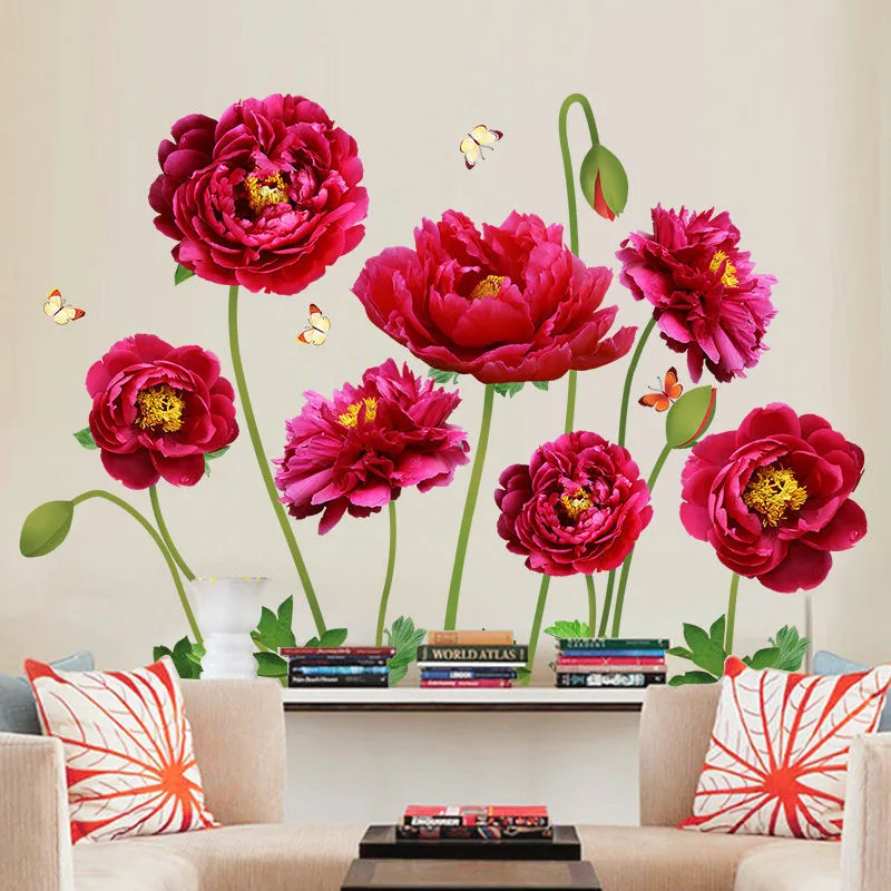 Flower wall sticker wallpaper - 图片 11