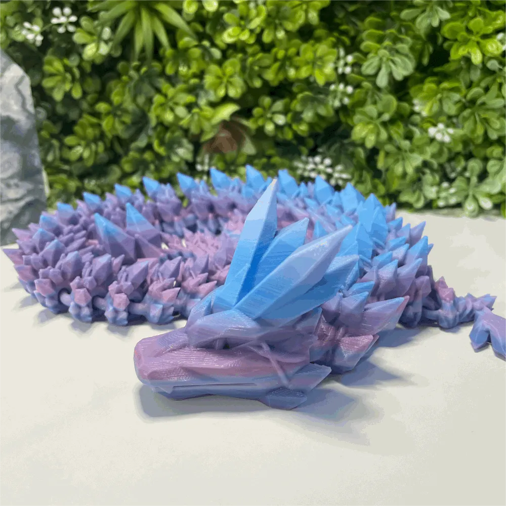 Articulated Crystal Dragon and Dragon Egg - 图片 6