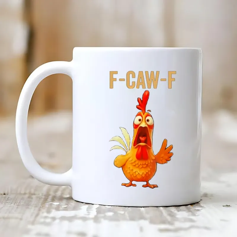 F-Caw-F Funny Chicken Mug - 图片 3