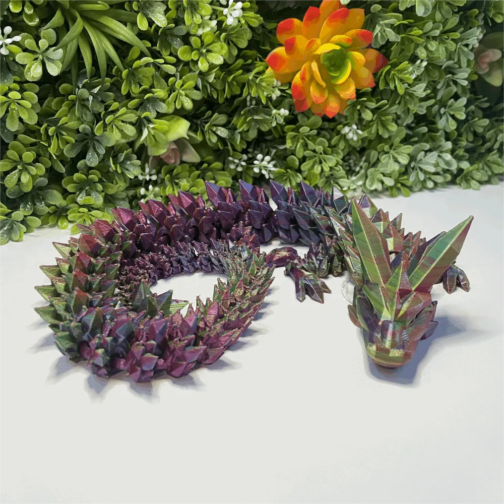 Articulated Crystal Dragon and Dragon Egg - 图片 7