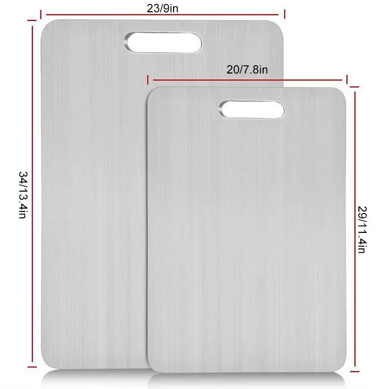 Stainless Steel Double Sided Chopping Board - 图片 4