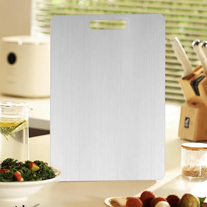 Stainless Steel Double Sided Chopping Board - 图片 6