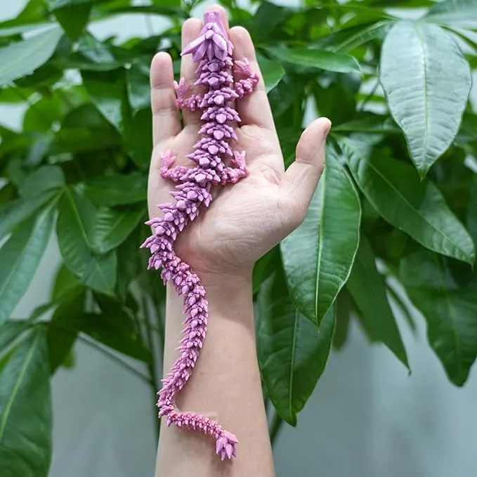 Articulated Crystal Dragon and Dragon Egg - 图片 4