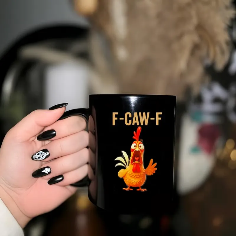 F-Caw-F Funny Chicken Mug - 图片 5
