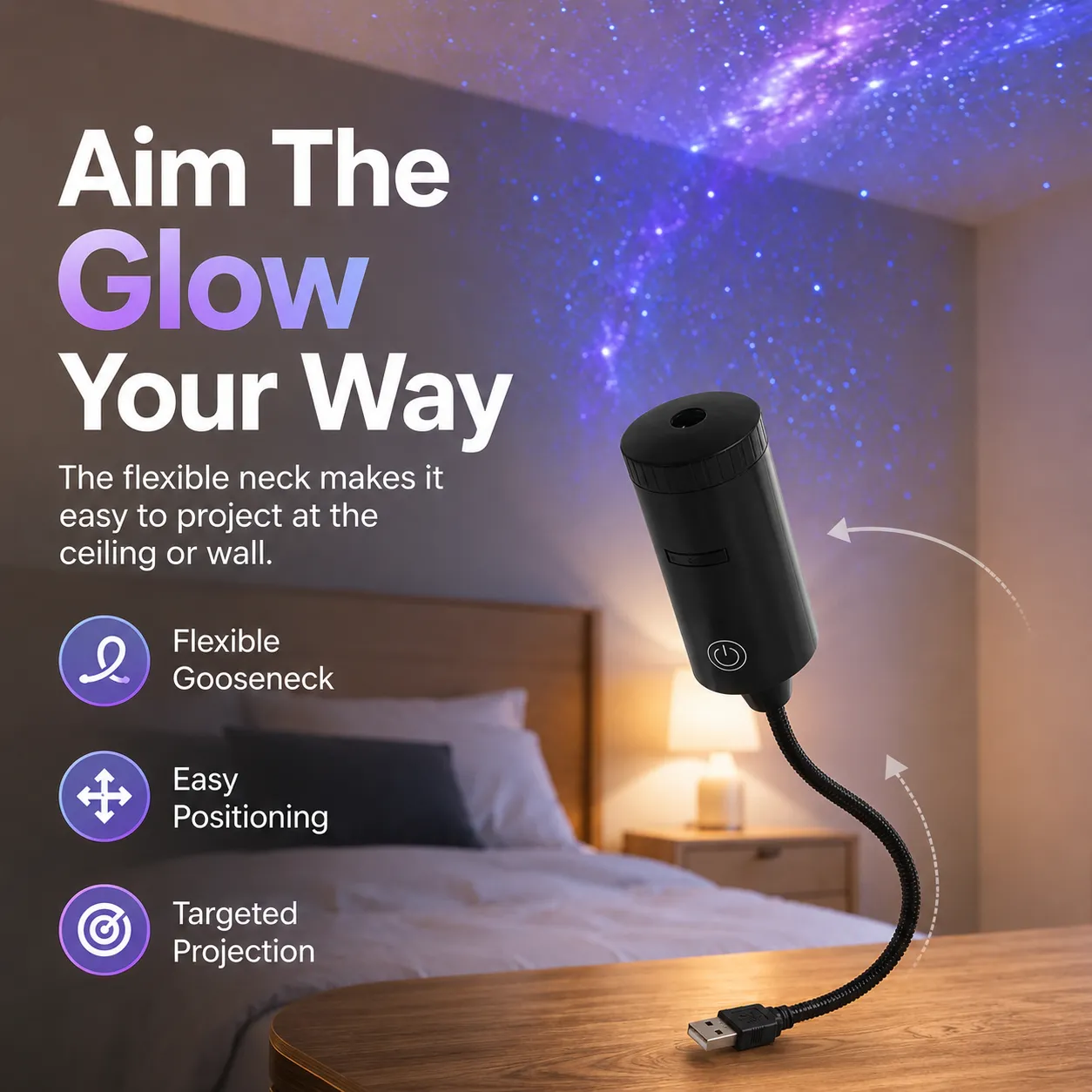 ✨ Plug-and-Play HD Star Projecto - 图片 5