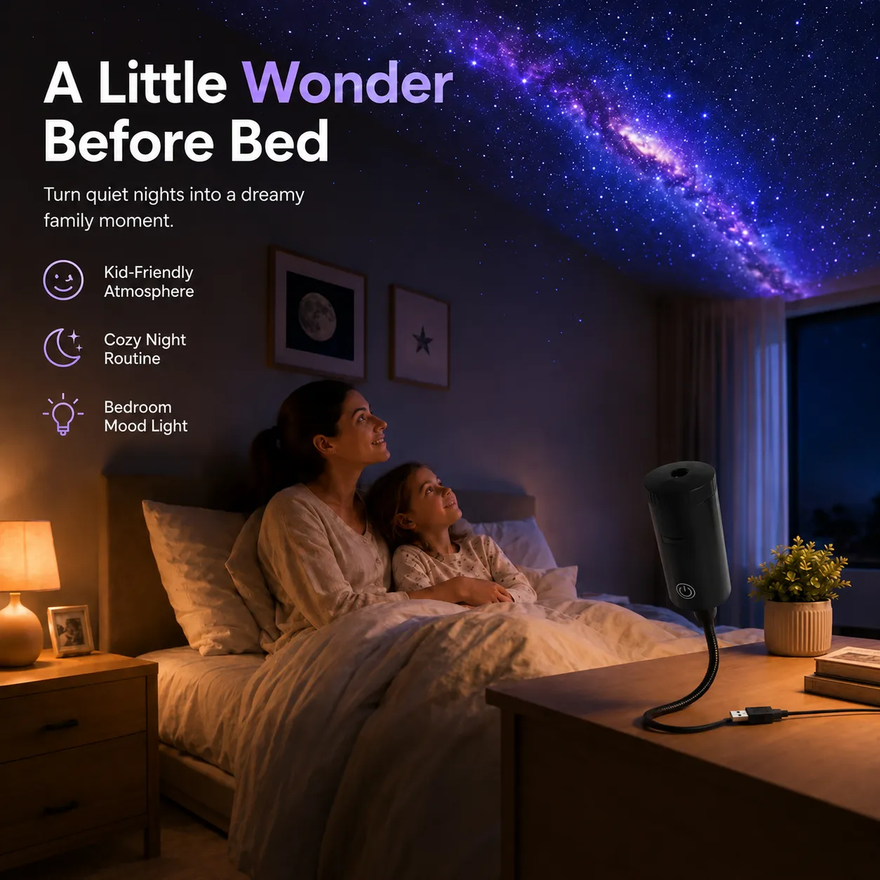 ✨ Plug-and-Play HD Star Projecto - 图片 3